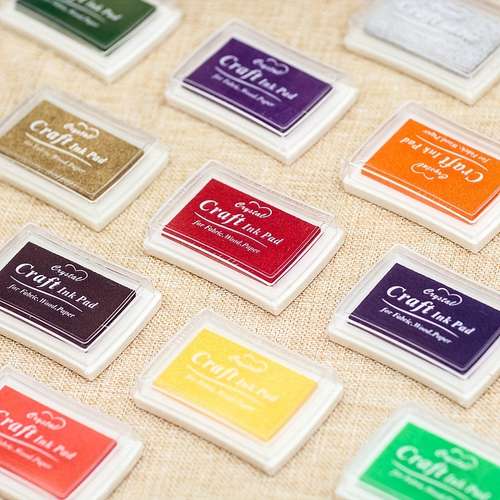 15pcs Finger Ink Pads For Kids, Washable Craft Ink Stamp Pads, Today's  Best Daily Deals
